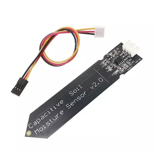 Capacitive Soil Moisture Sensor Corrosion Resistant Wide Voltage Wire Analog V2.0